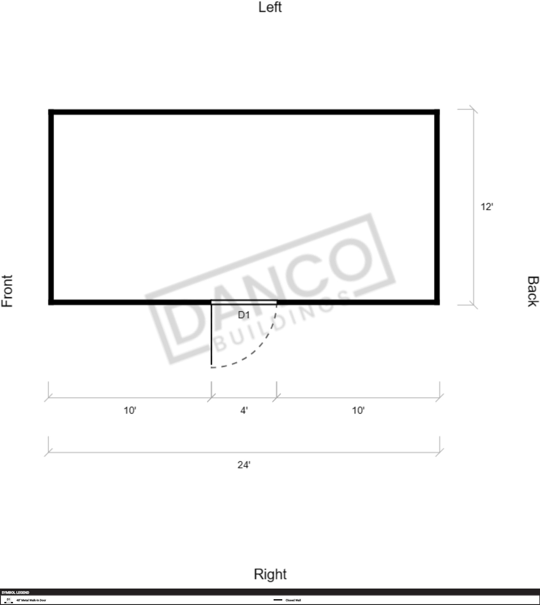 Extra Economy Metal Utility 12x24 - Image 2