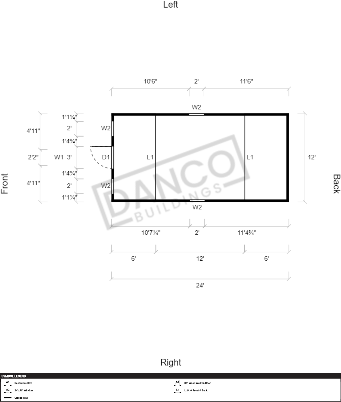 Lofted Barn 12x24 - Image 2