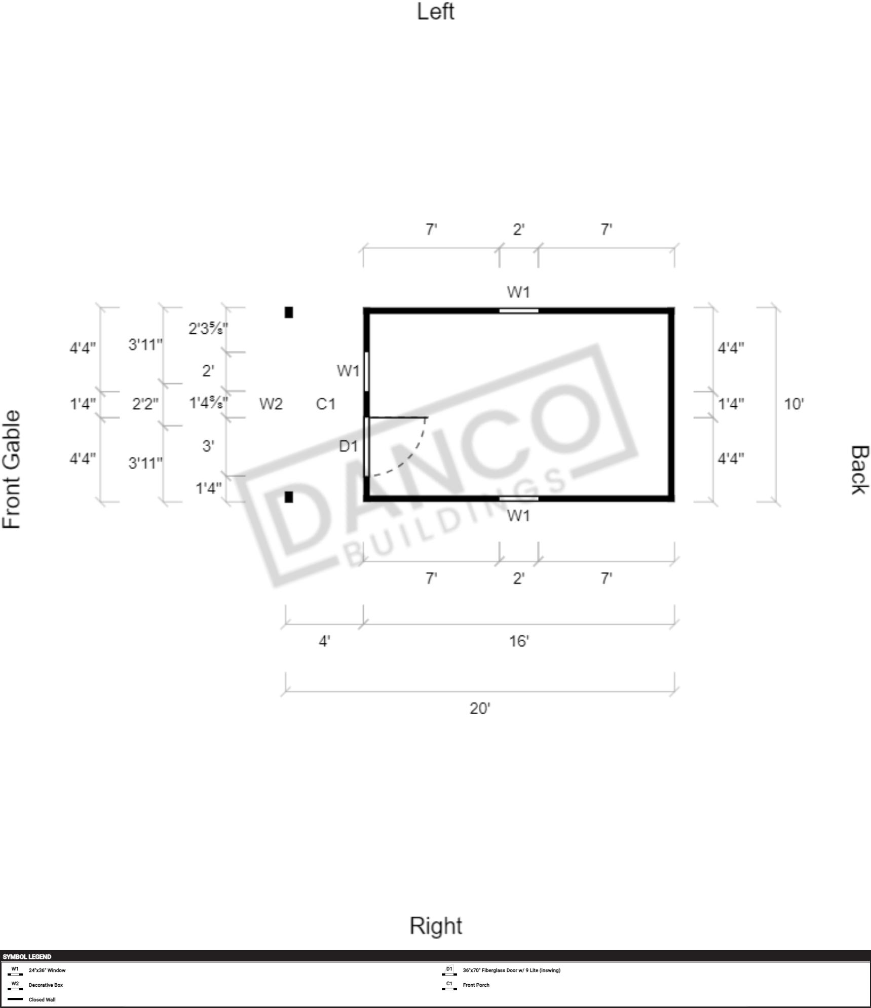 Lofted Barn Cabin 10x20 - Image 2
