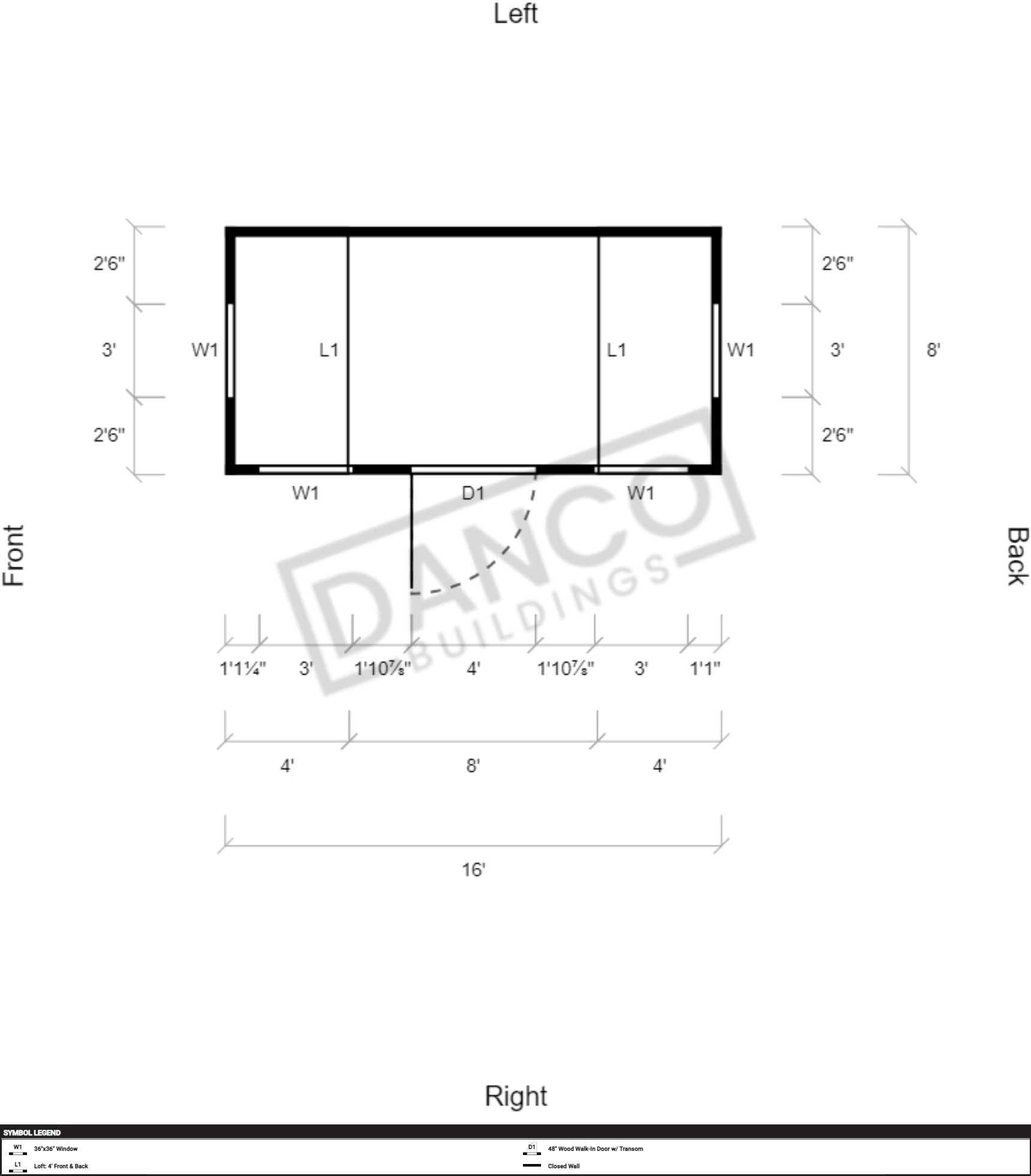 Side Lofted Barn 8x16/231757 - Image 2