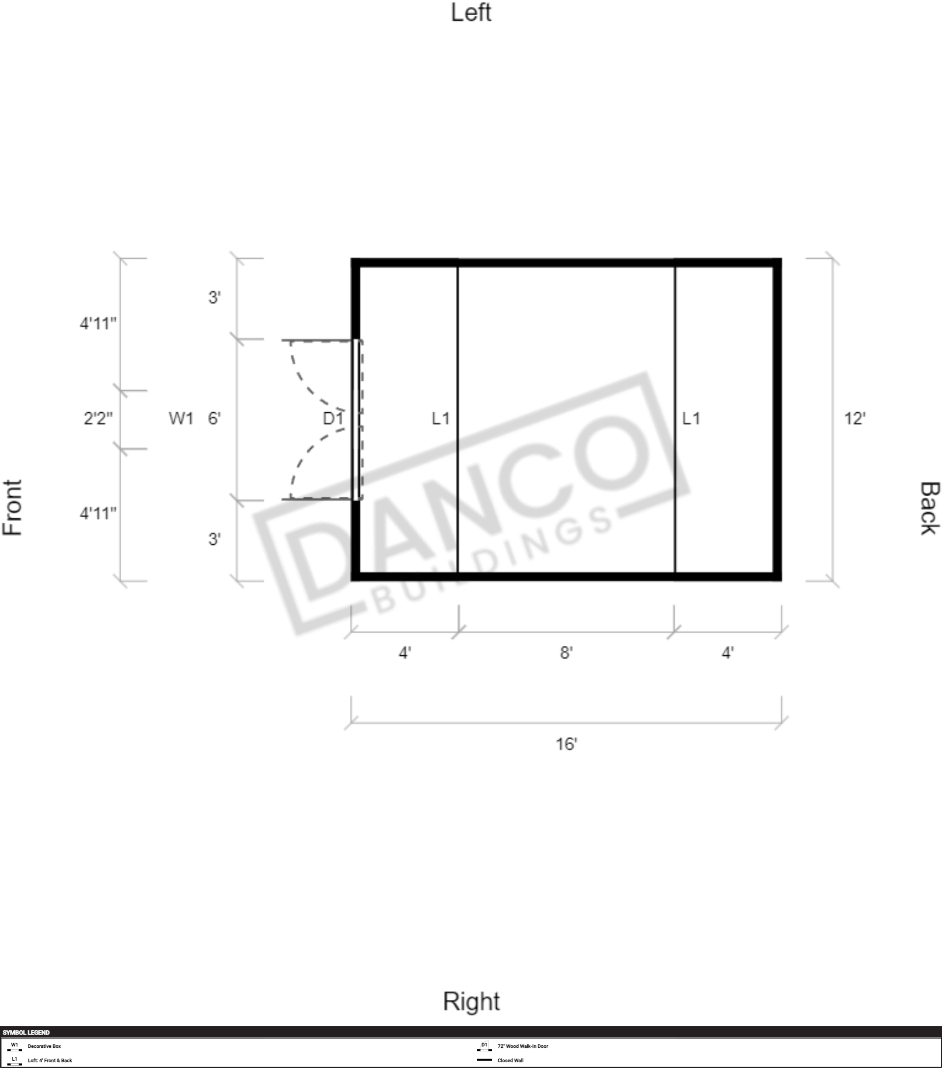 Lofted Barn 12x16 - Image 2