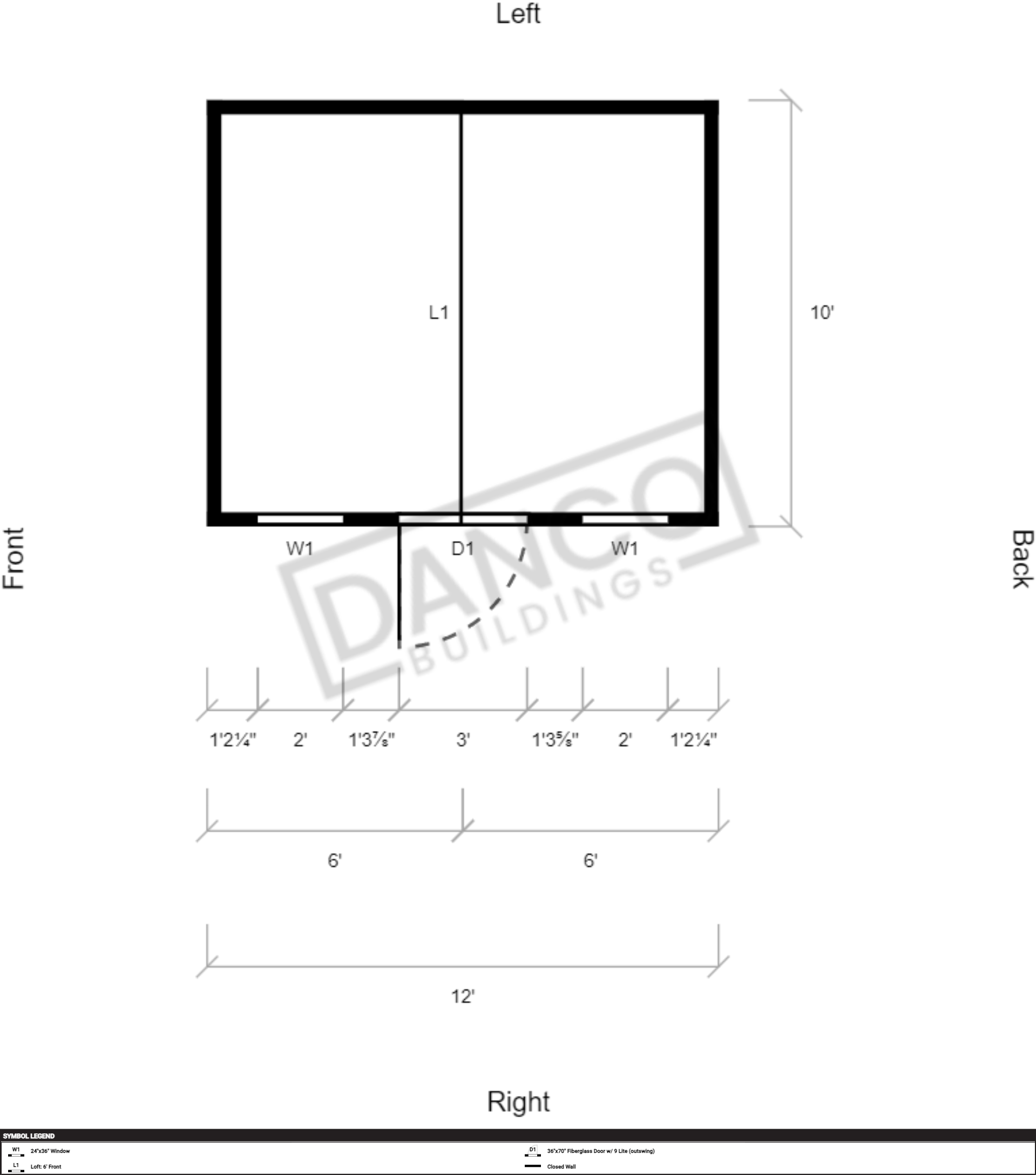 Side Lofted Barn 10x12 - Image 2