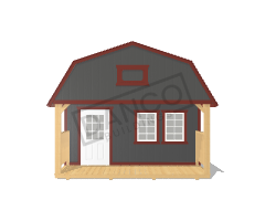 Lofted Barn Cabin 14x50 - Image 6