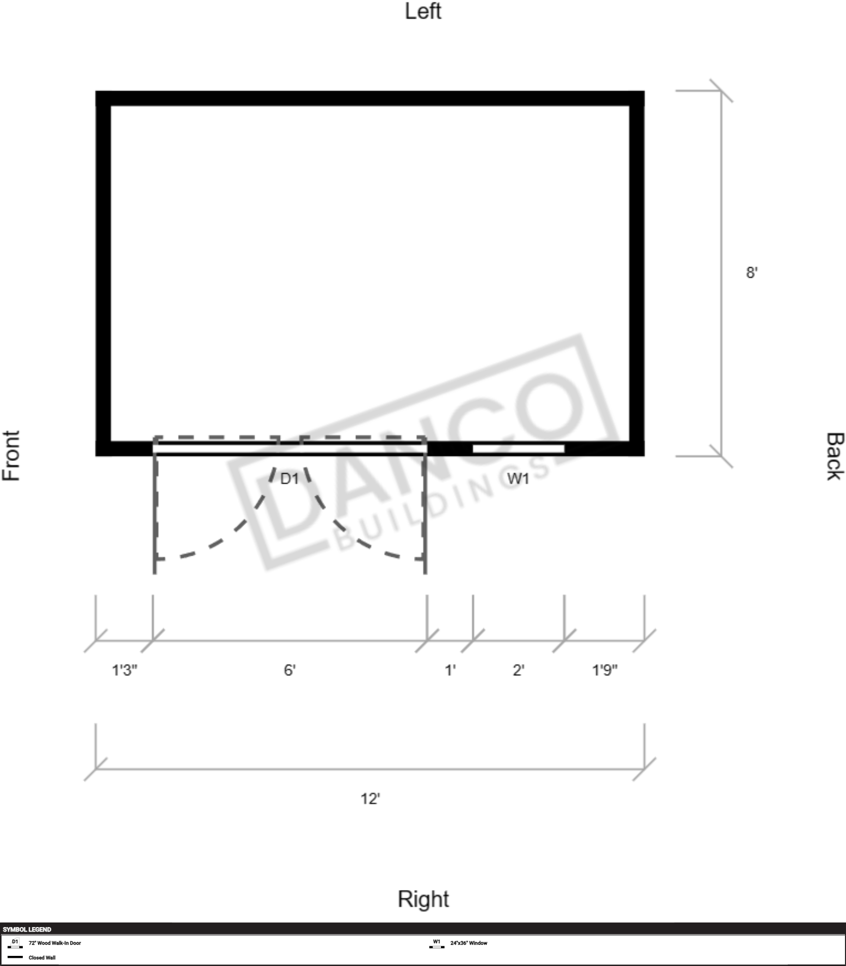 Garden Shed 8x12/231704 - Image 2