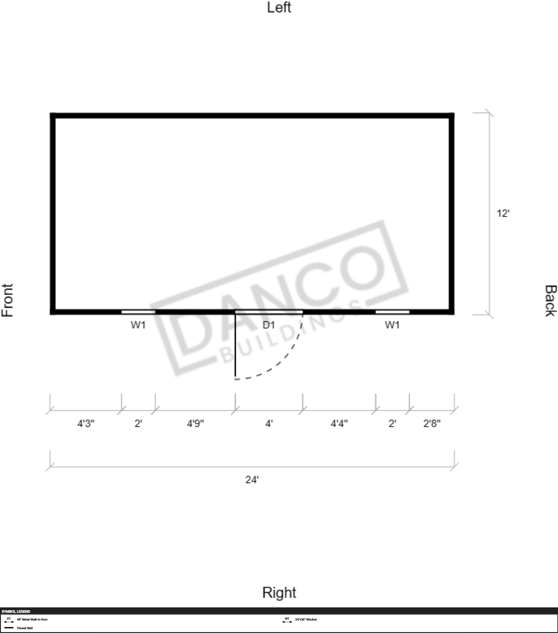 Extra Economy Metal Utility 12x24 - Image 2