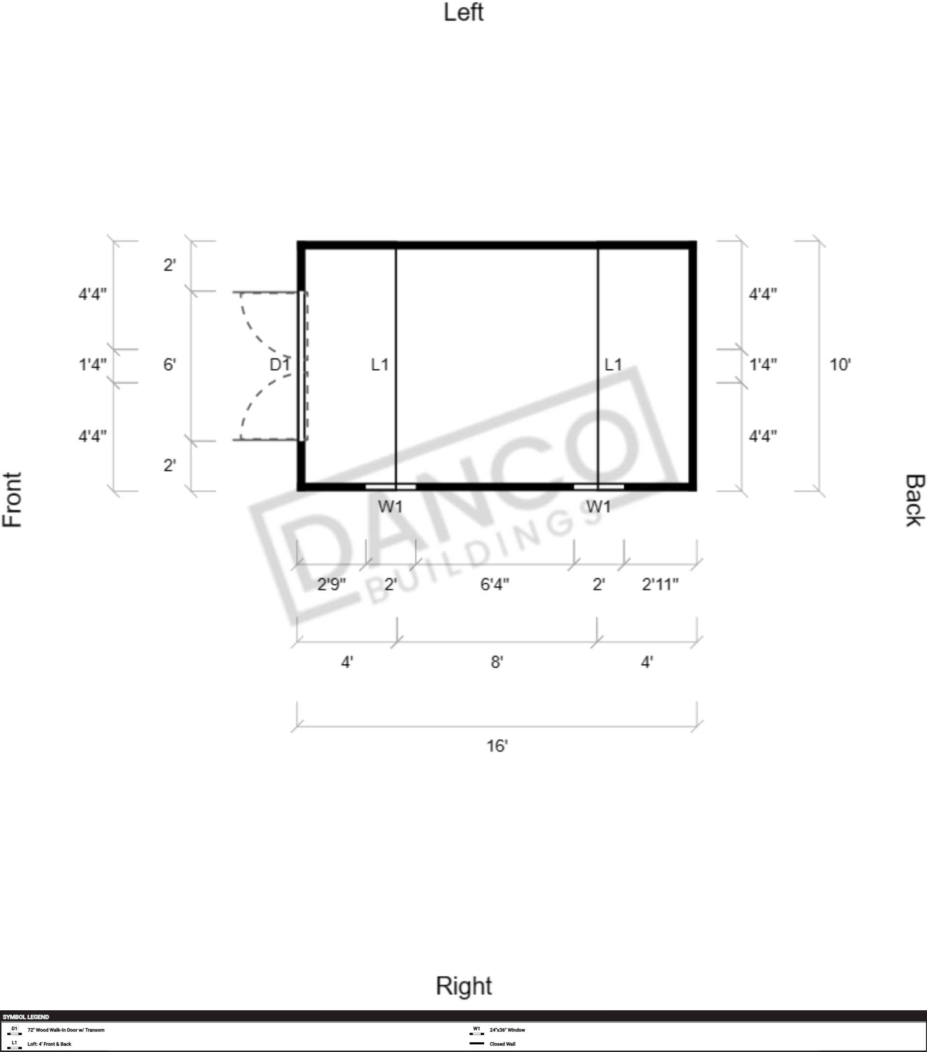 Lofted Barn 10x16 - Image 2