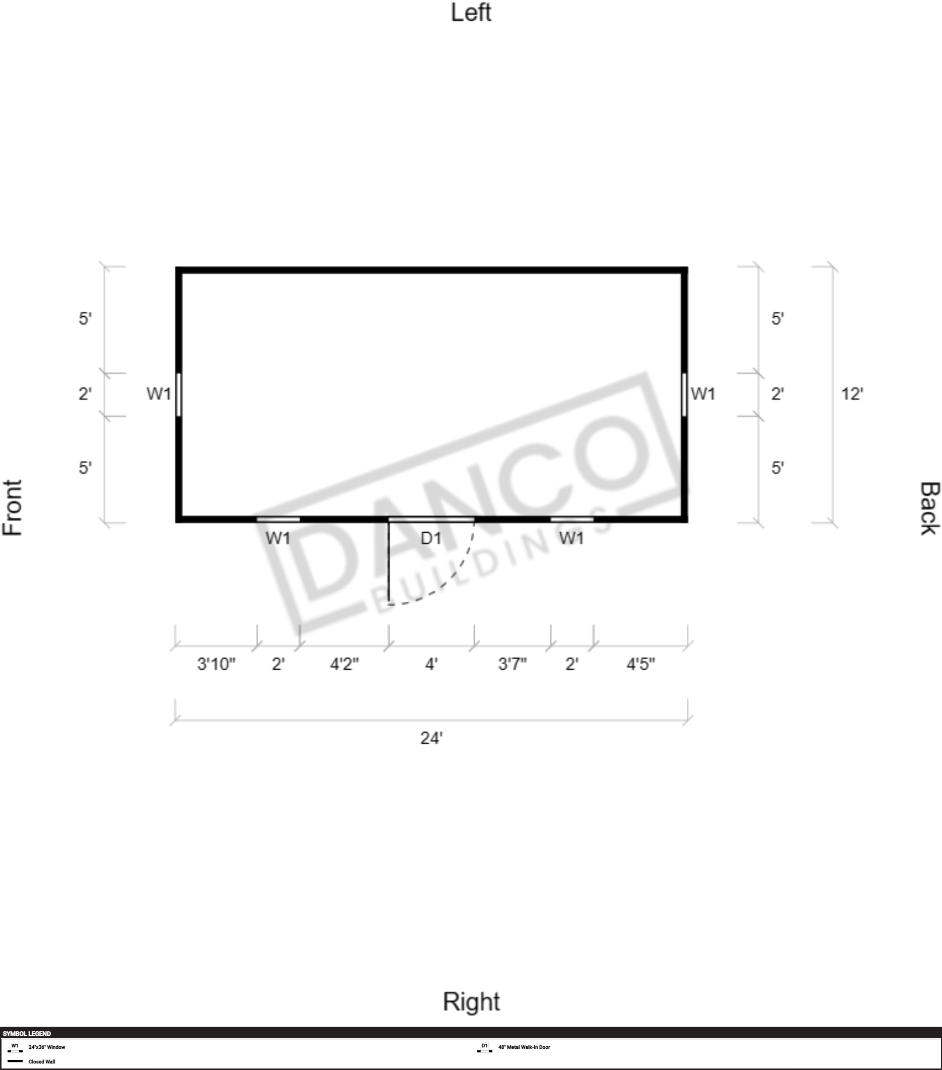 Extra Economy Metal Utility 12x24 - Image 2