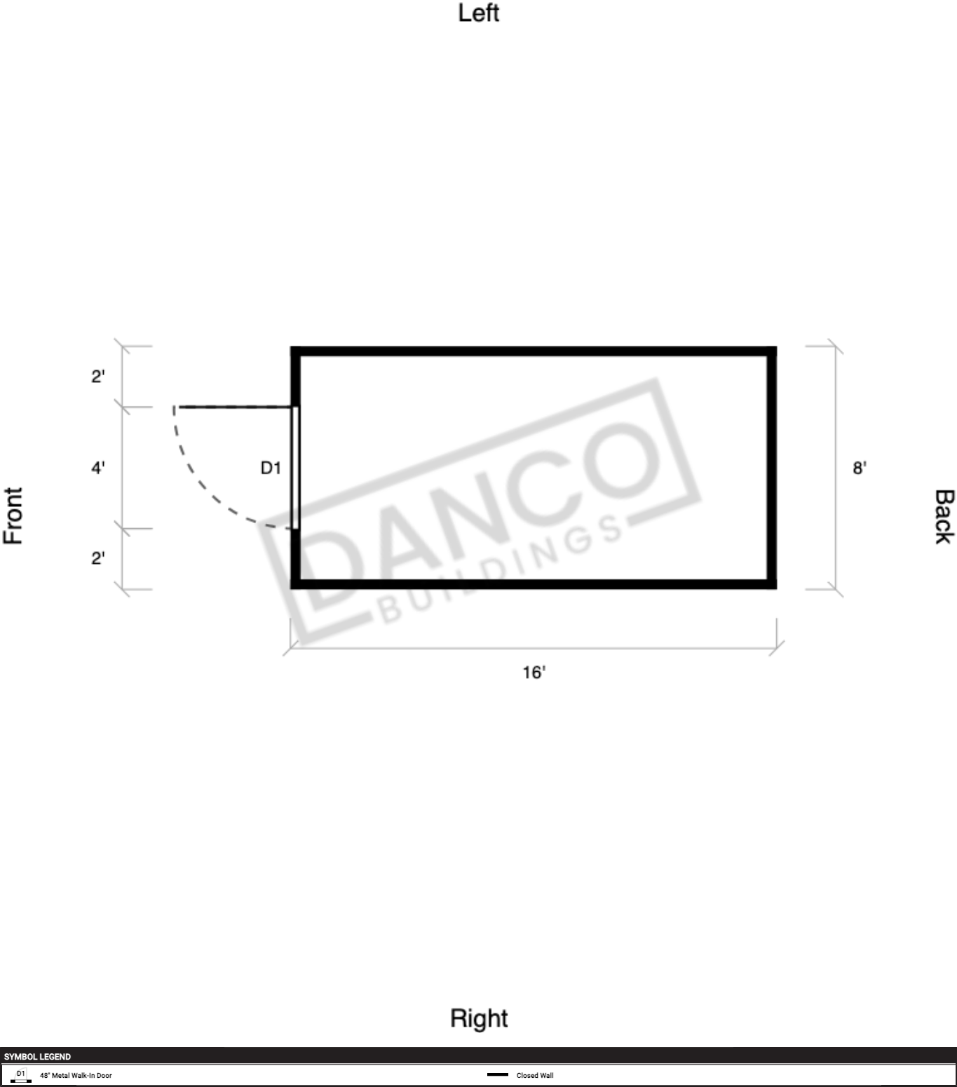 Extra Economy Lofted Barn 8x16 - Image 2