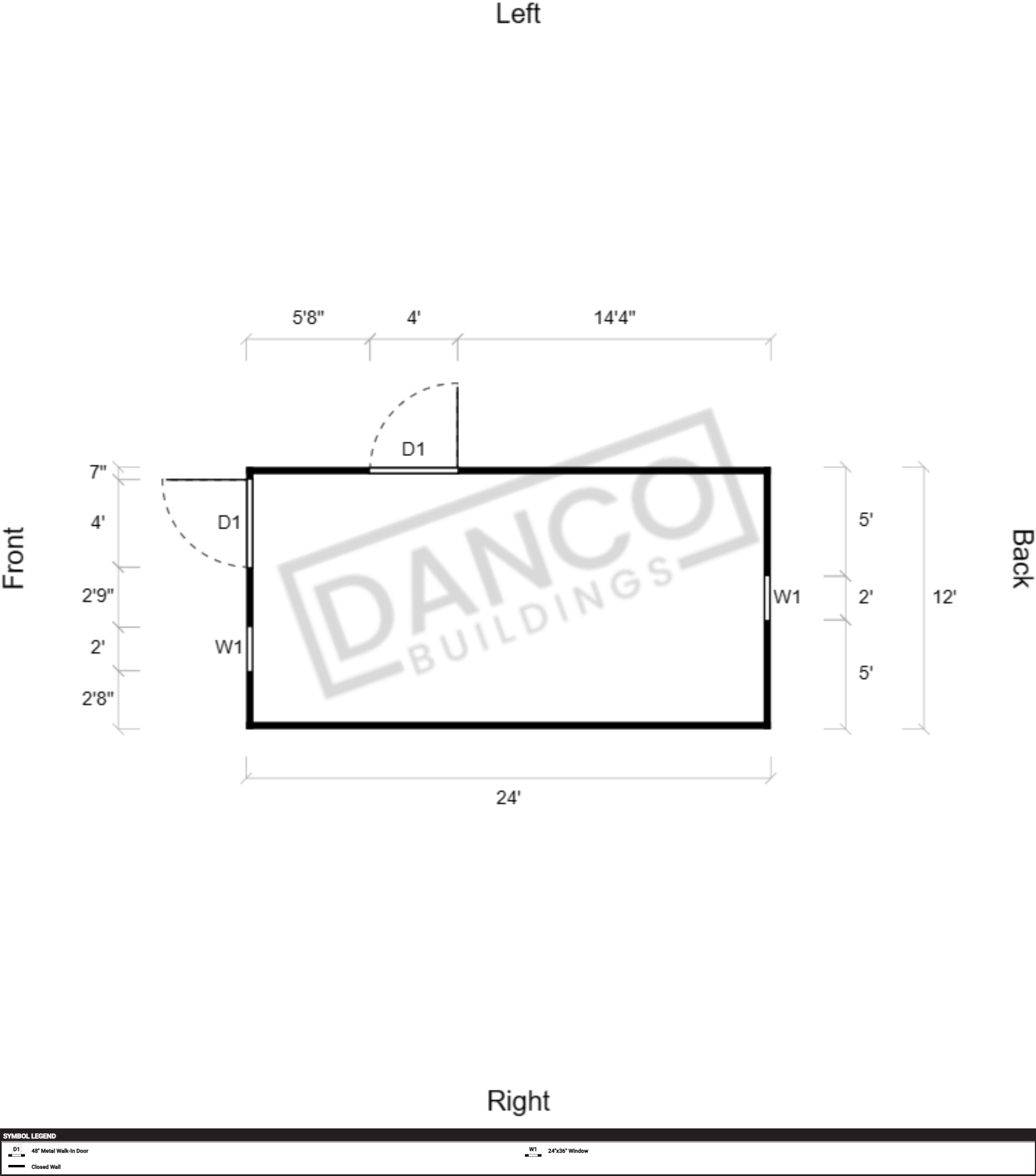 Extra Economy Metal Utility 12x24 - Image 2