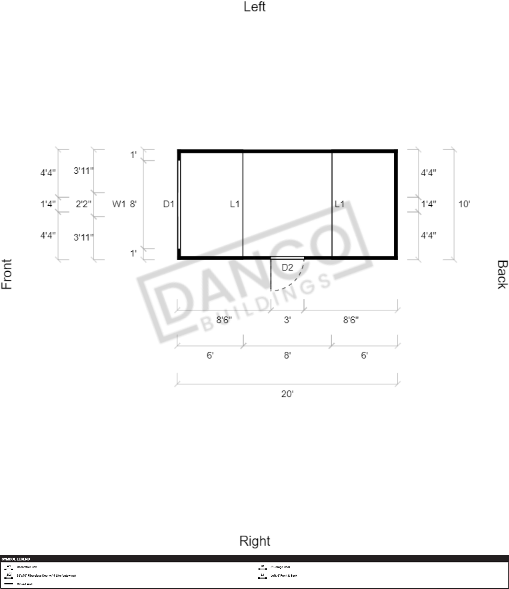 Lofted Barn 10x20 - Image 2