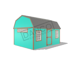 Side Lofted Barn 12x16