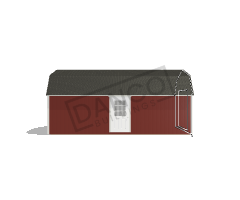 Lofted Barn Garage 12x24 - Image 4