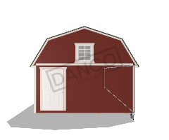 Corner Porch Lofted Barn Cabin 14x36 - Image 5