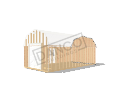 Lofted Barn Garage 12x24