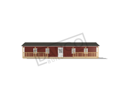 Side Porch Cabin 16x50 - Image 3