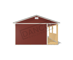 Side Porch Cabin 16x50 - Image 6