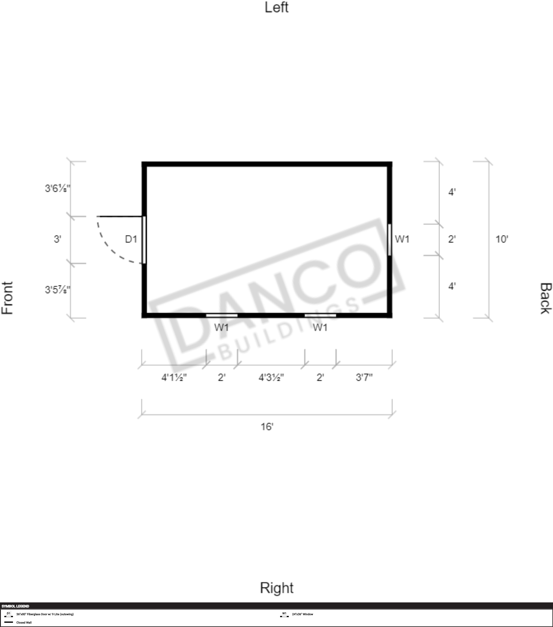 Utility Shed 10x16 - Image 2