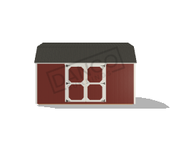Side Lofted Barn 10x16 - Image 3