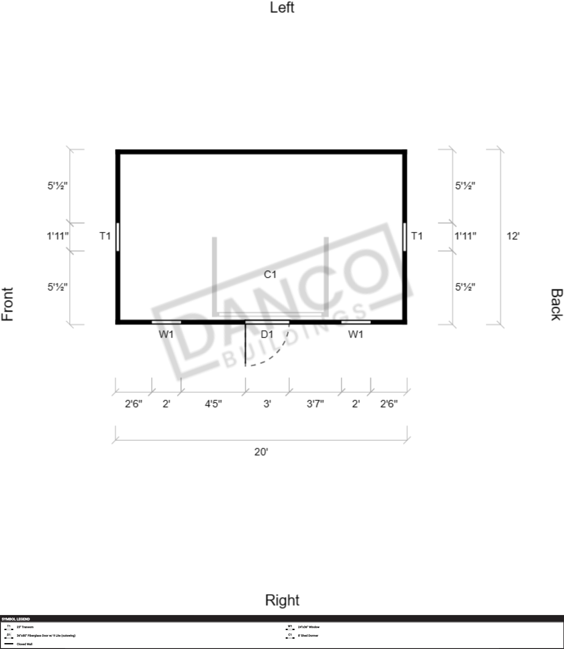 Dormer Shed 12x20 - Image 2