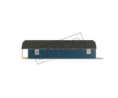 Lofted Barn Cabin 16x50 - Image 3