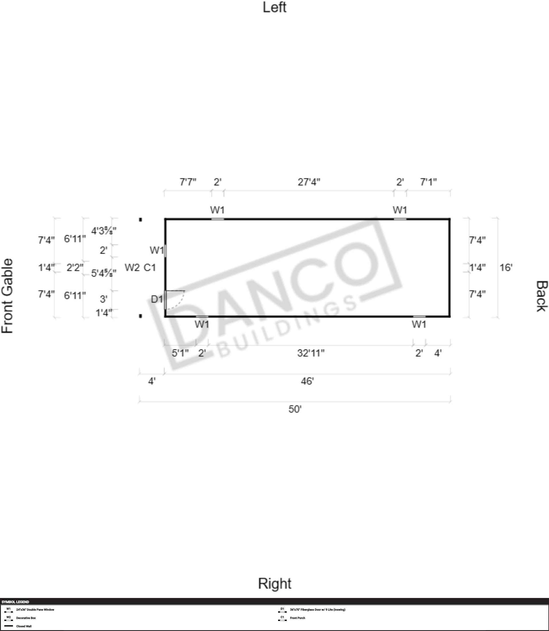 Lofted Barn Cabin 16x50 - Image 2