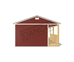 Side Porch Cabin 16x50 - Image 6