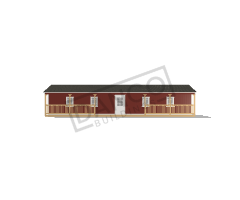 Side Porch Cabin 16x50 - Image 3