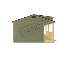 Side Porch Cabin 16x50 - Image 5