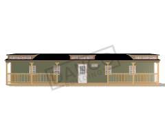 Side Porch Cabin 16x50 - Image 6