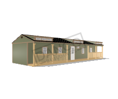 Side Porch Cabin 16x50