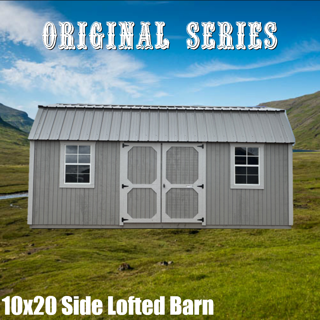 Side Lofted Barn 10x20 231729