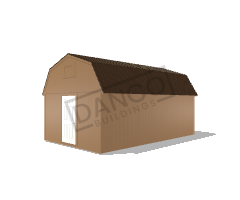 Economy Wood Lofted Barn 12x20