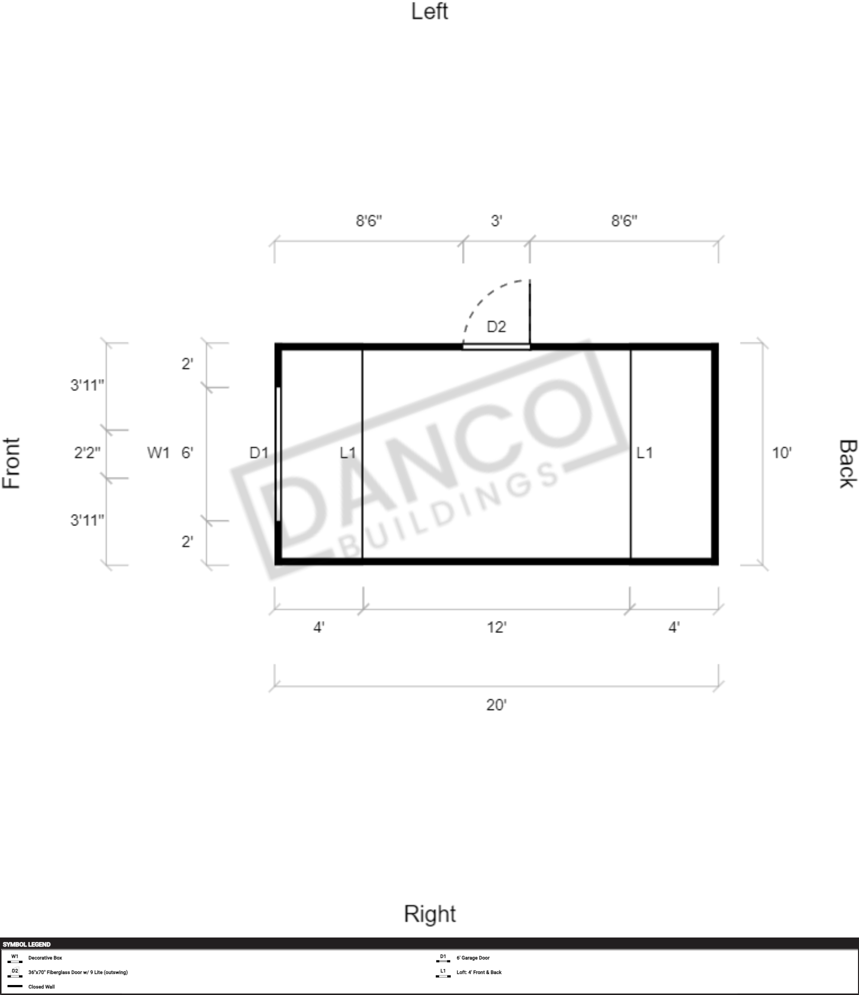Lofted Barn 10x20 - Image 2
