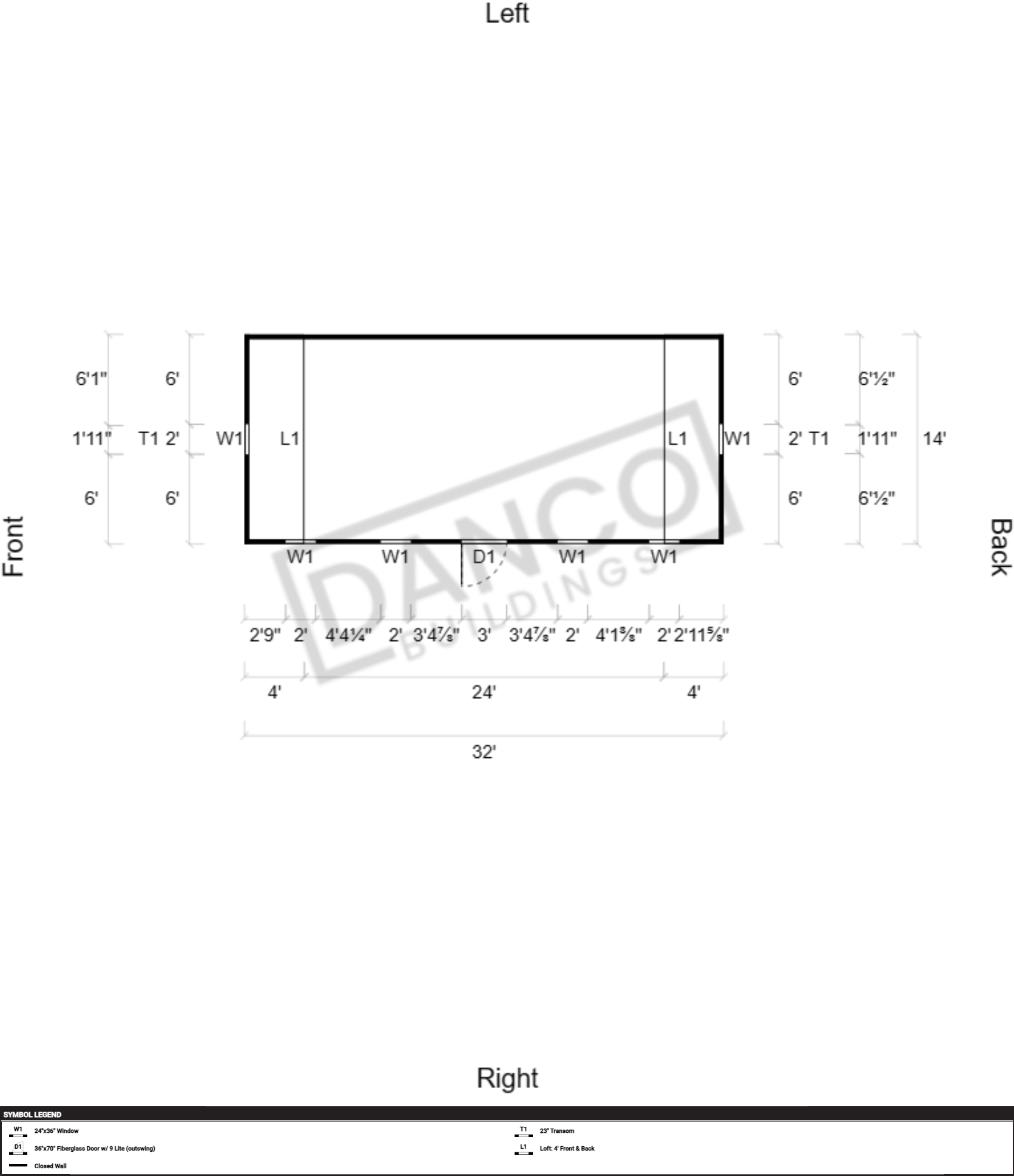 Side Lofted Barn 14x32 - Image 2