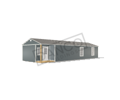Corner Porch Cabin 16x50