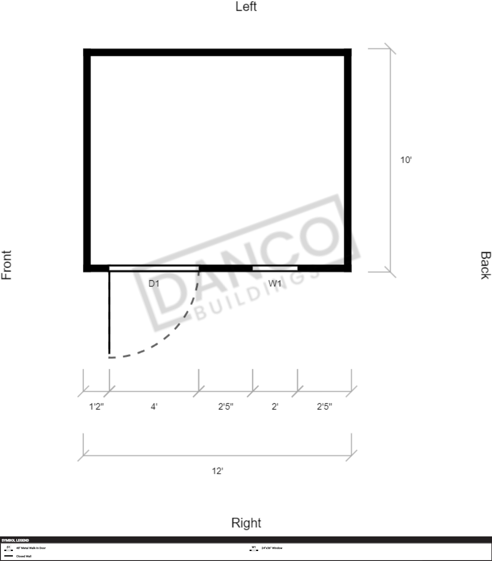 Extra Economy Metal Utility 10x12/240068 - Image 2