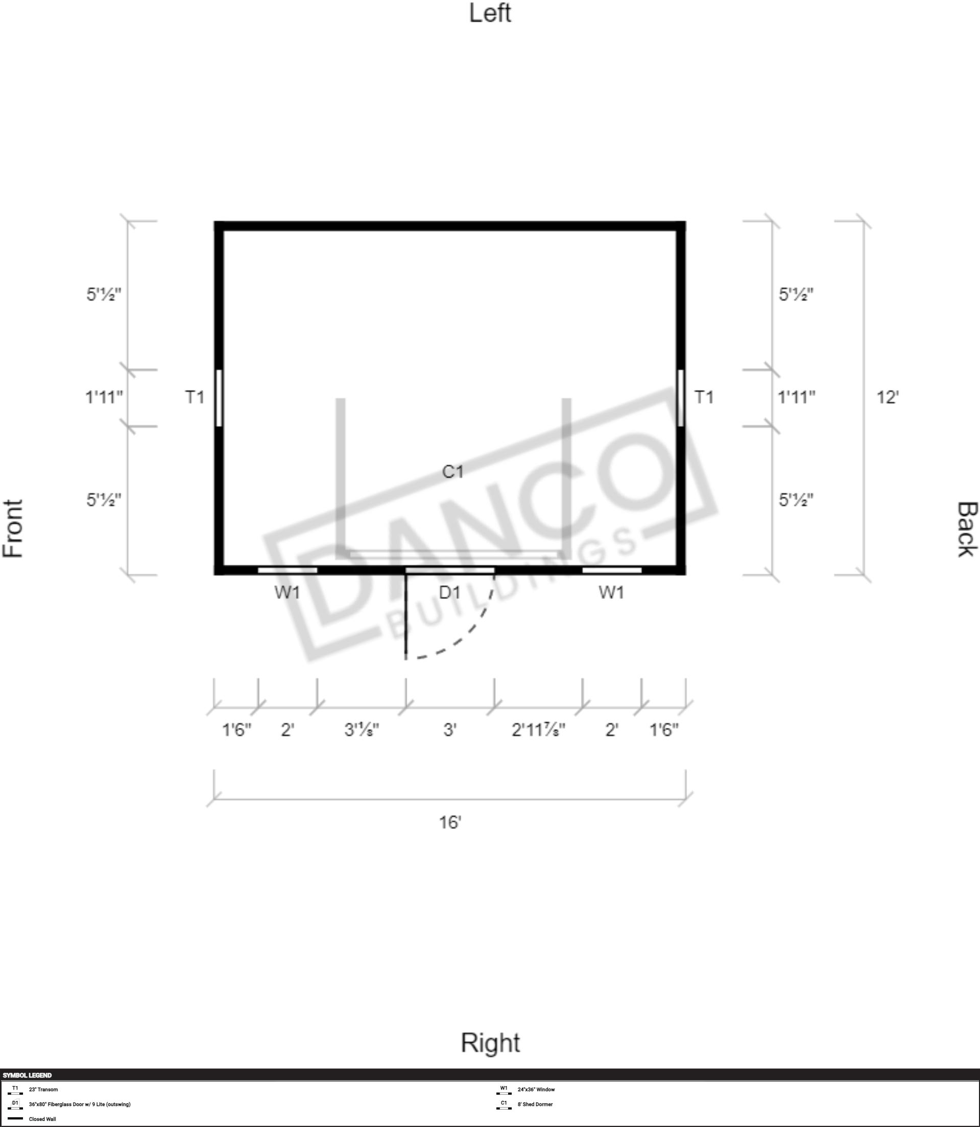 Dormer Shed 12x16 - Image 2