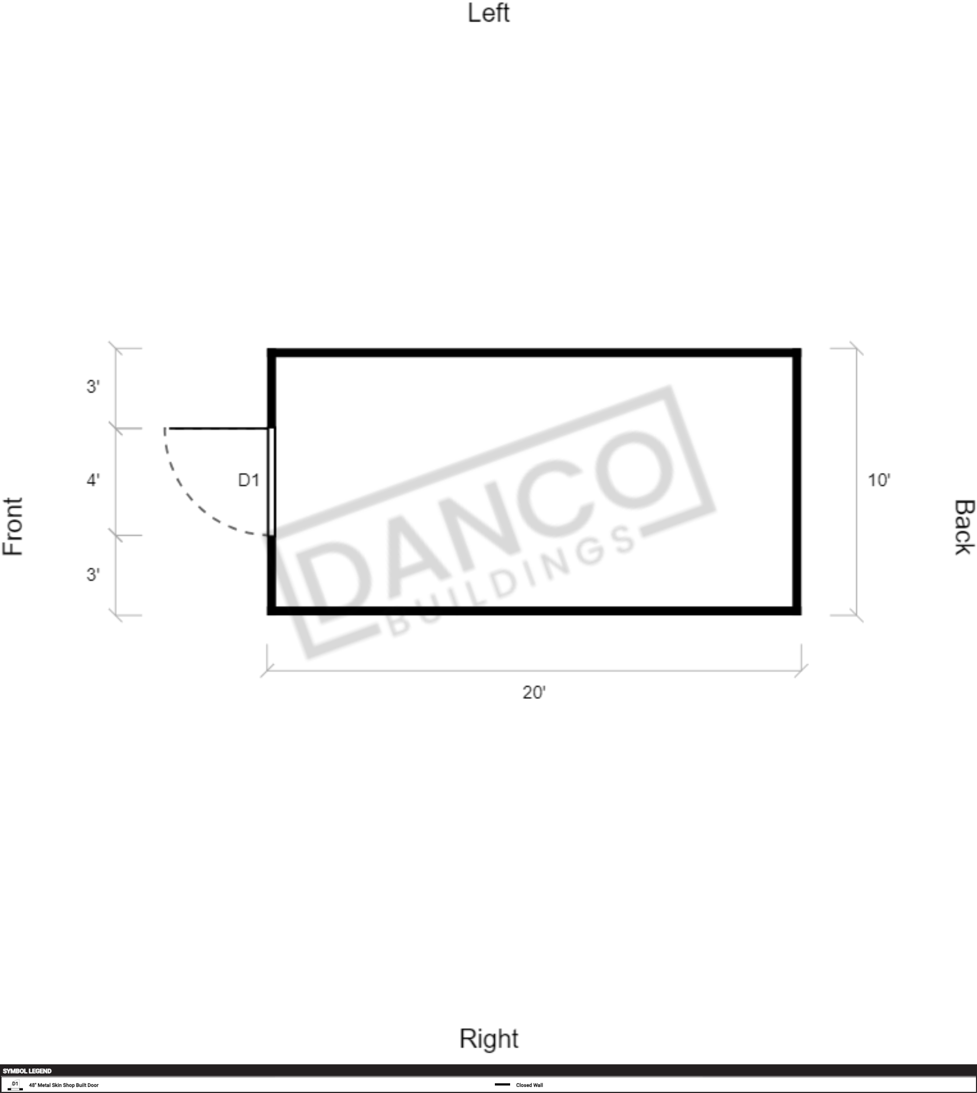 Extra Economy Metal Utility 10x20/240063 - Image 2