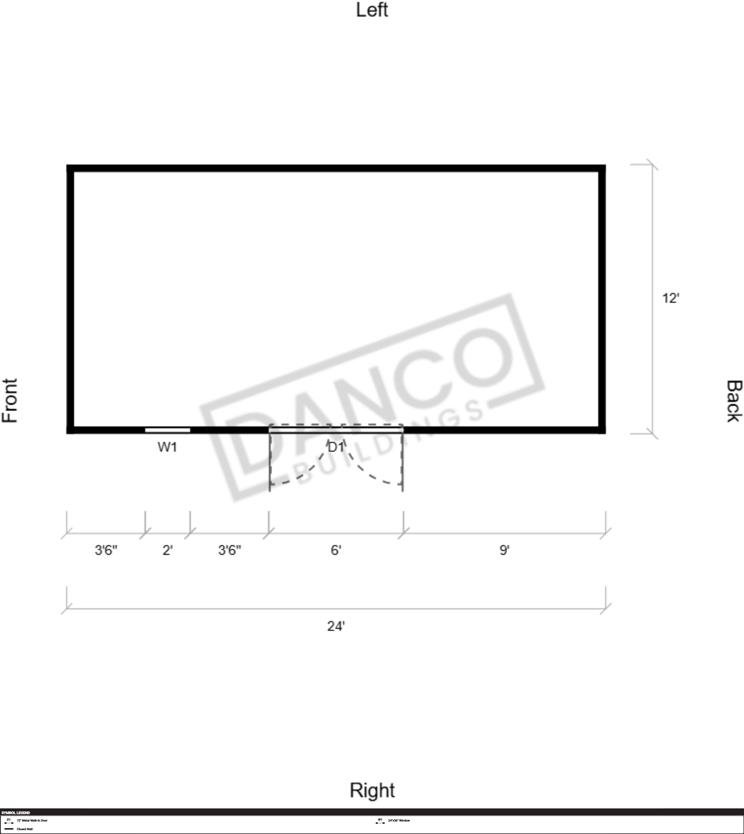 Extra Economy Metal Utility 12x24 - Image 2