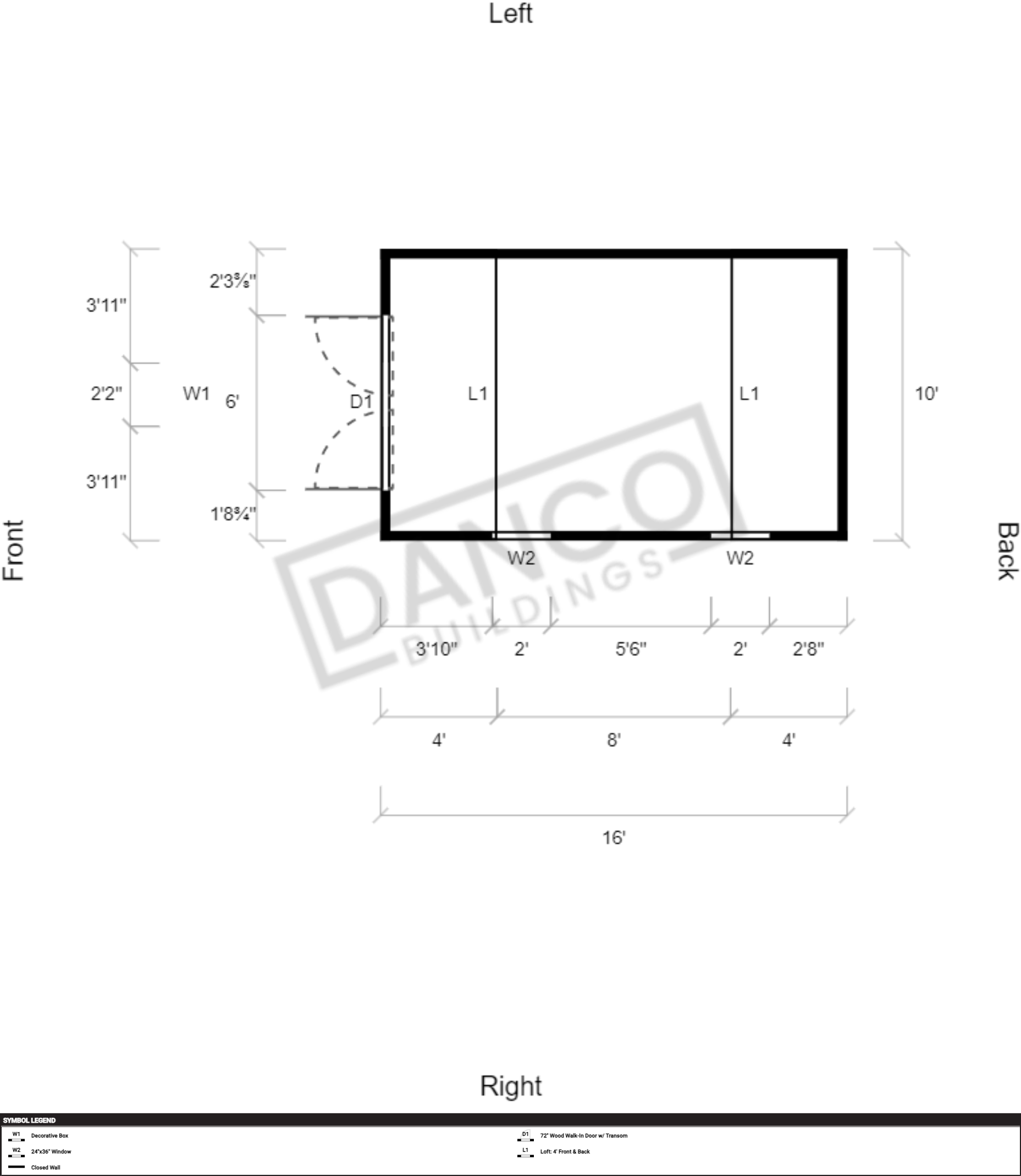Lofted Barn 10x16 - Image 2