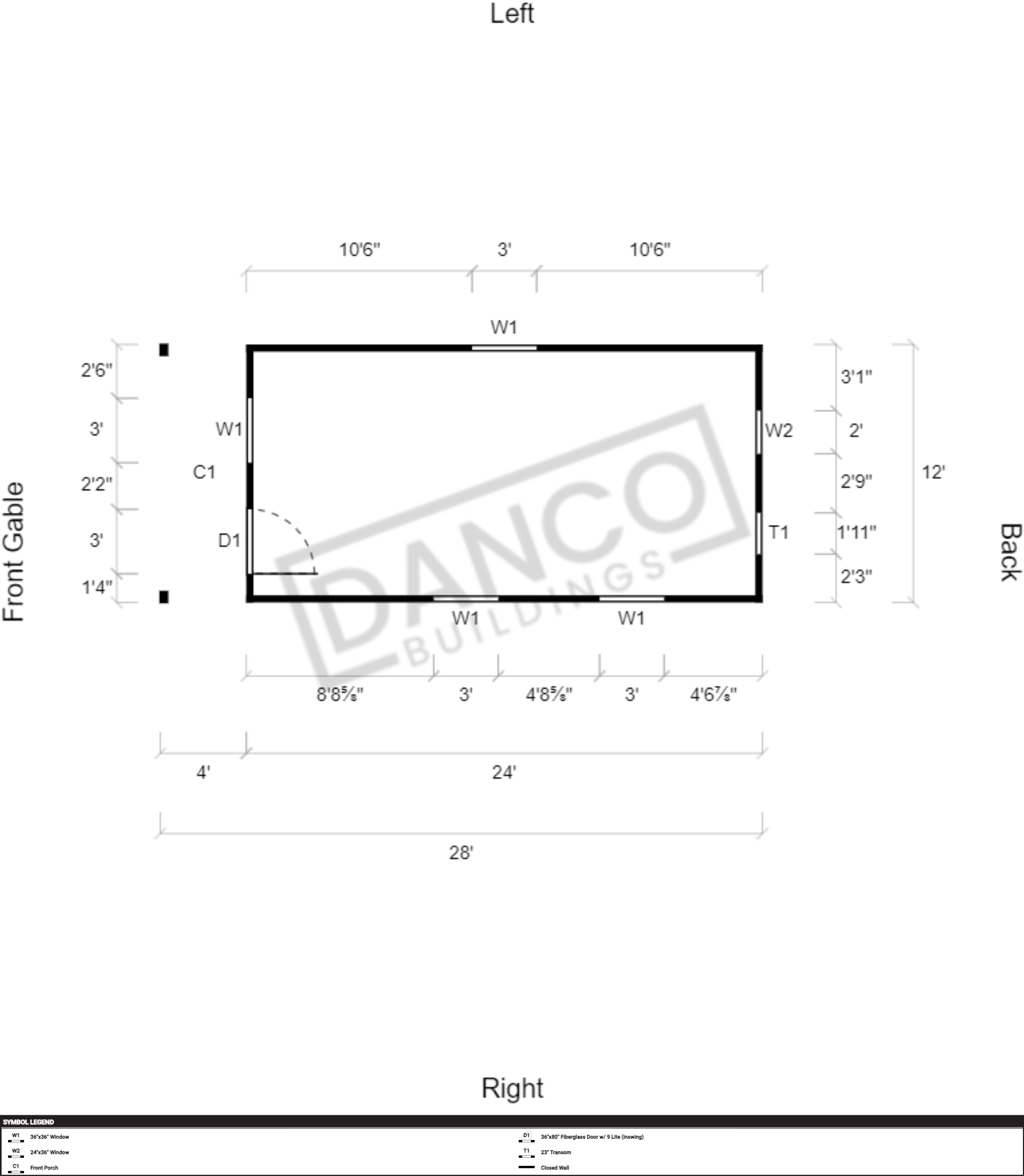 Standard Cabin 12x28 - Image 2