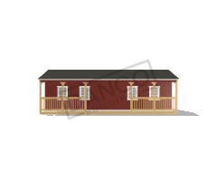 Side Porch Cabin 16x32 - Image 3