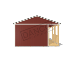 Side Porch Cabin 16x32 - Image 6