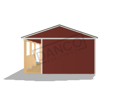 Side Porch Cabin 16x32 - Image 5
