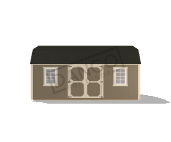 Side Lofted Barn 10x24 - Image 3