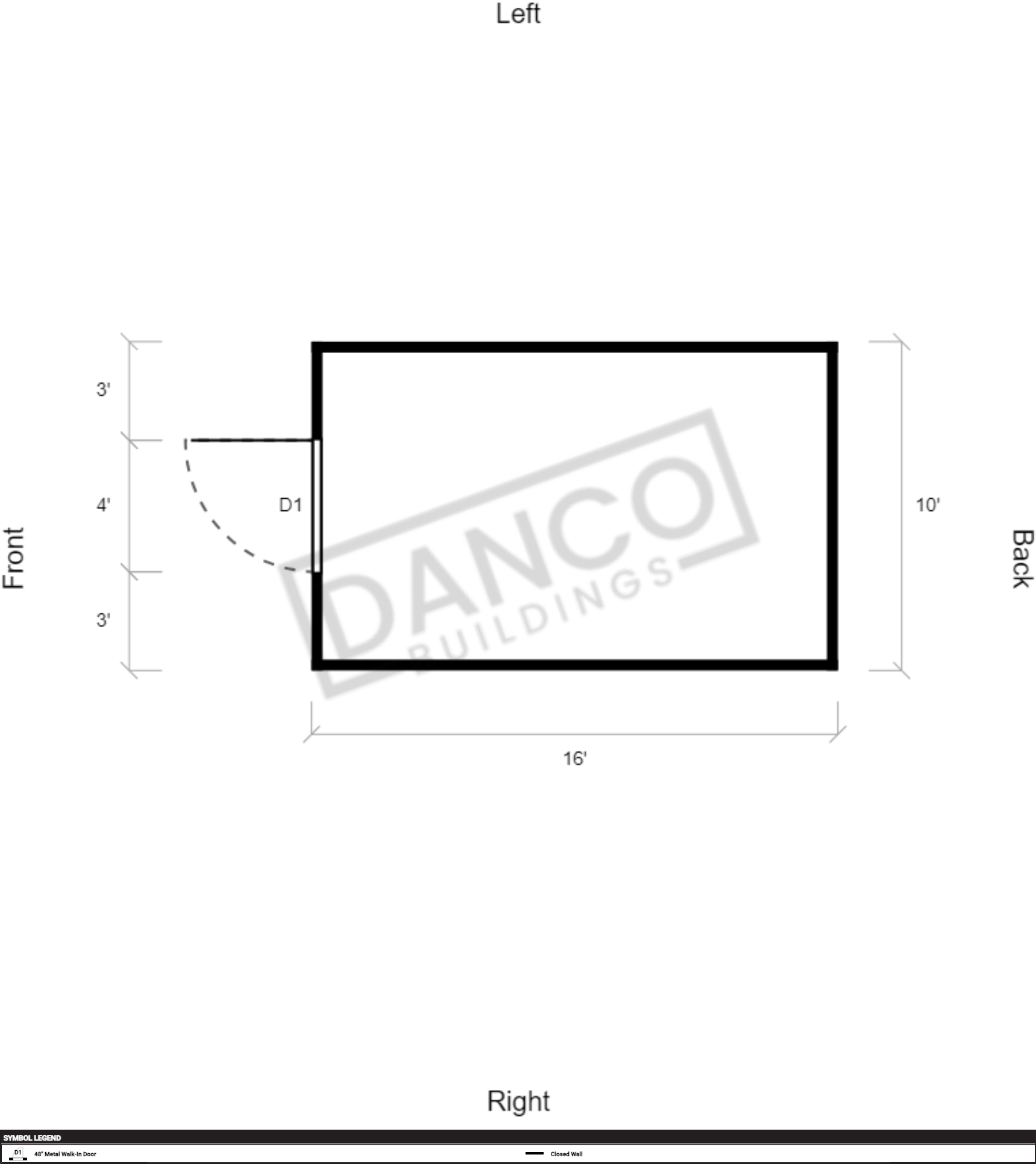 Extra Economy Metal Utility 10x16/240137 - Image 2