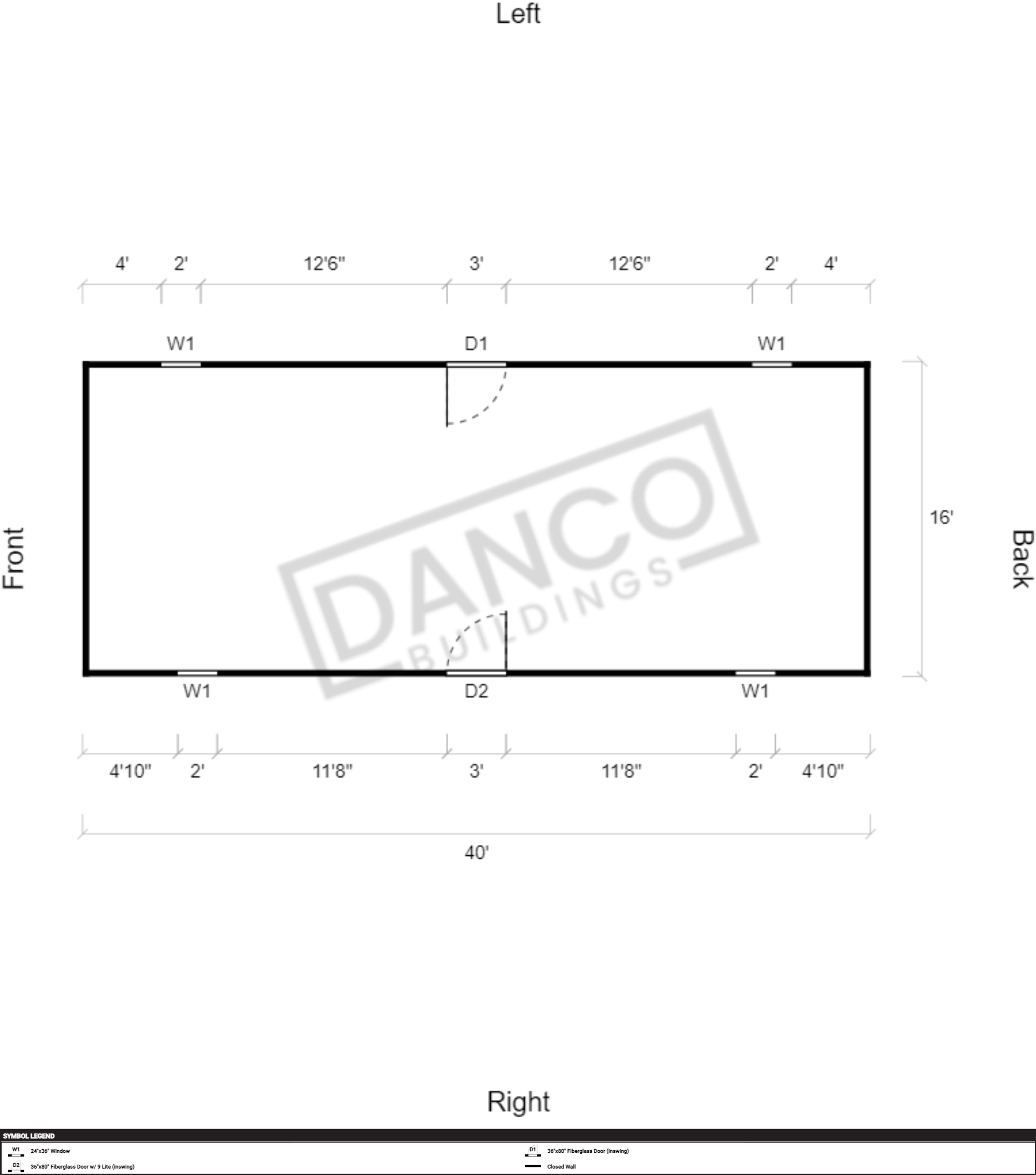 Utility Shed 16x40 - Image 2