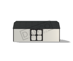 Side Lofted Barn 12x24 - Image 3