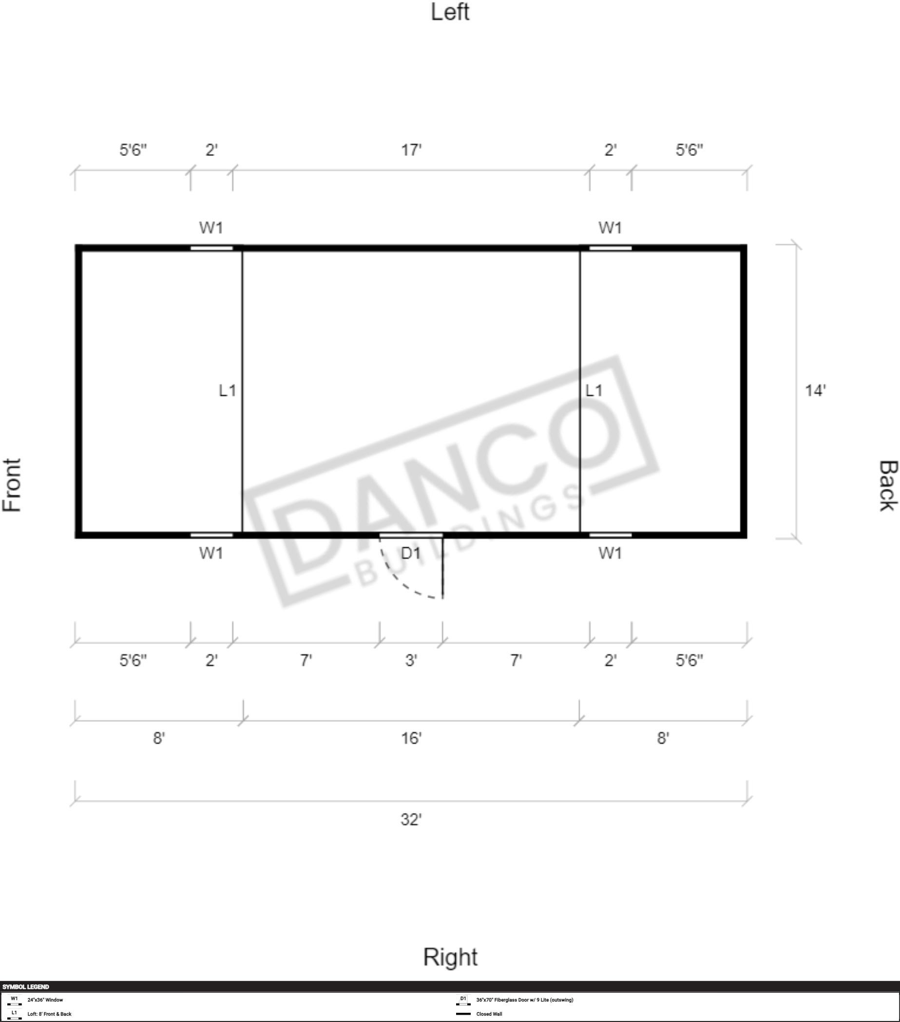 Side Lofted Barn 14x32 - Image 2