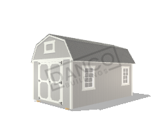 Economy Wood Side Lofted Barn 10x16/240204